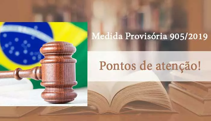 medida provisória 905/2019 pontos de atenção